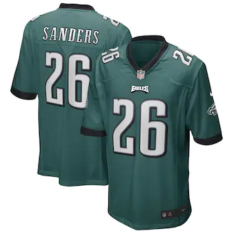 mens nike miles sanders midnight green philadelphia eagles 